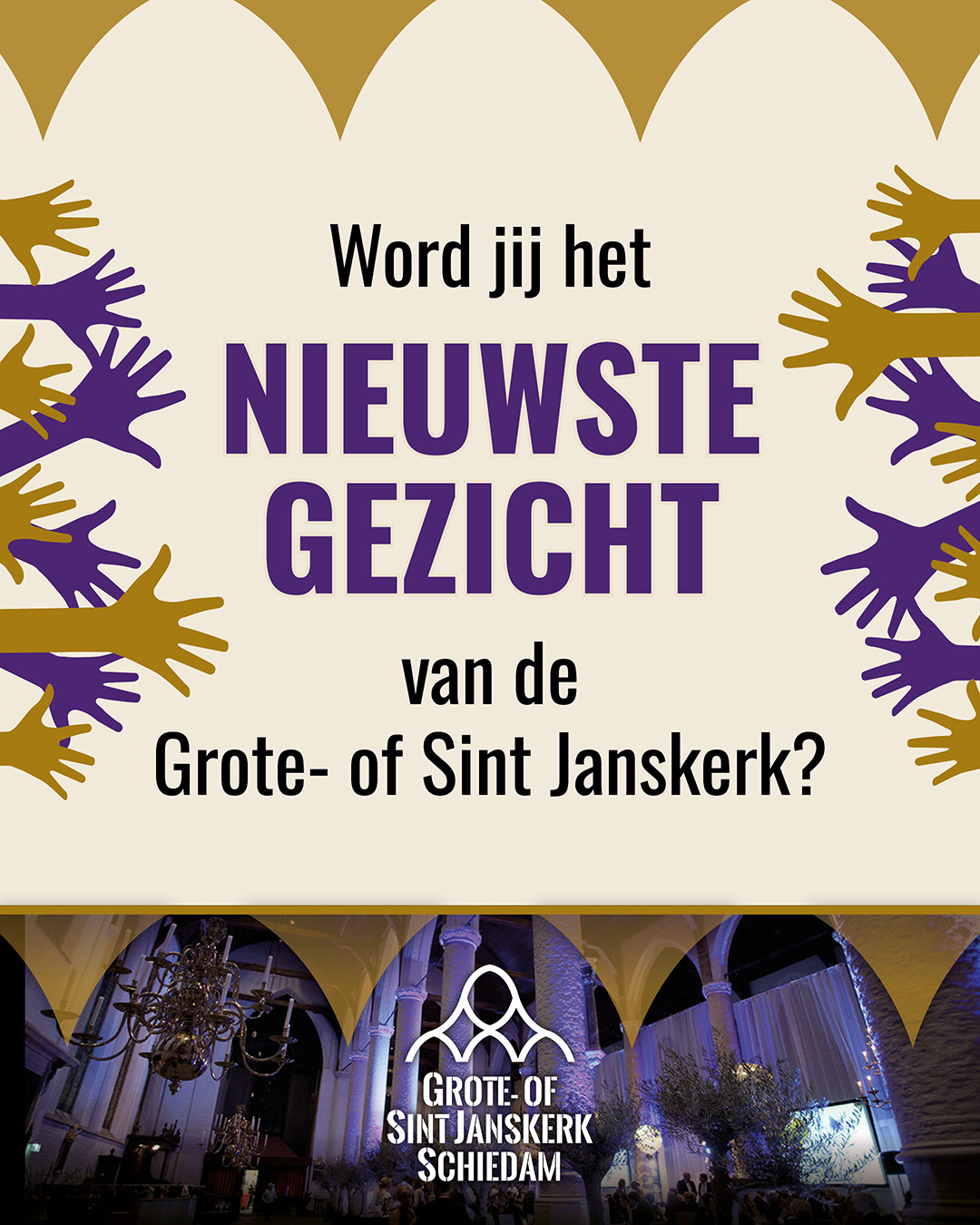 De Grote- of Sint Janskerk zoekt vrijwilligers